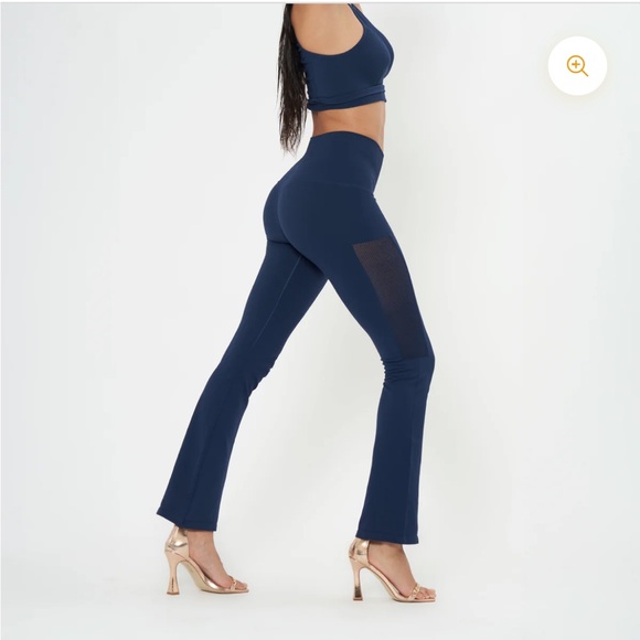 katoa Pants - KATOA Glam Mode Seamless Mesh High-Waist Flare Leggings M/L activewear NEW